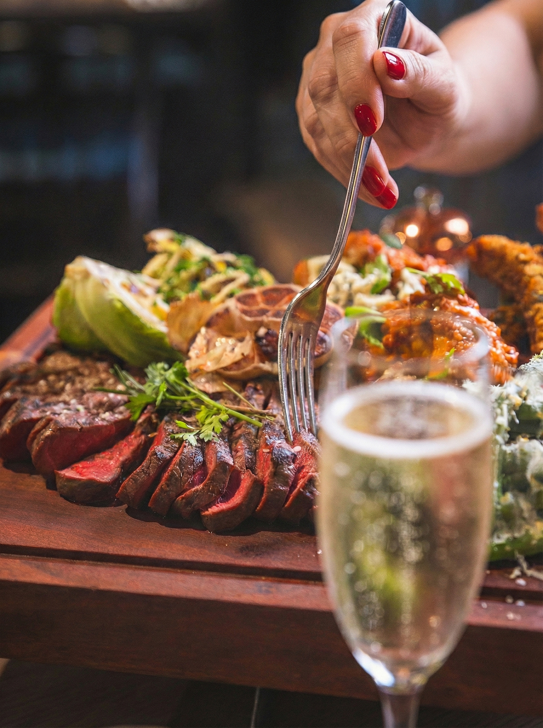 KöD Sunday Family Feast steak platter